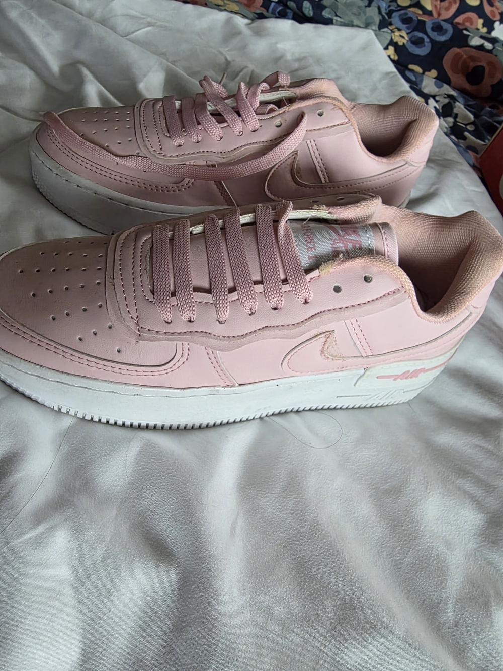 Nike Air Force 1 Low Platform Sneakers - Pink